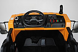 Детский электромобиль RiverToys C444CC (оранжевый) двухместный, фото 4
