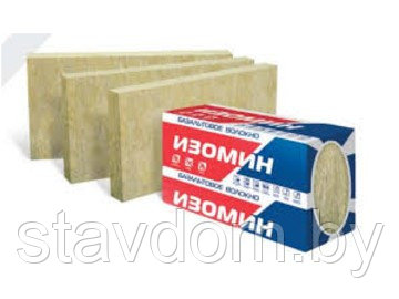 Утеплитель Изомин ThermoWool Стандарт 1200х600х100 мм. упак = 2,88м2( 0.288м3)