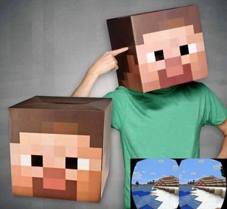 Голова-маска Стива «Minecraft»