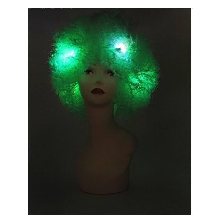Светящийся парик «Африканец» цвета микс - фото 4 - id-p67700255