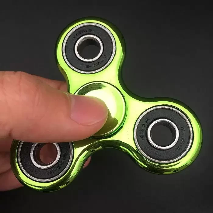 Hand Spinner metalic зеленый