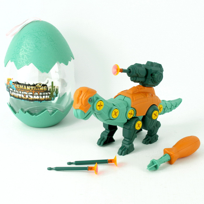 Динозавр Брахиозавр в яйце бирюза. Игрушка - фото 4 - id-p179665484