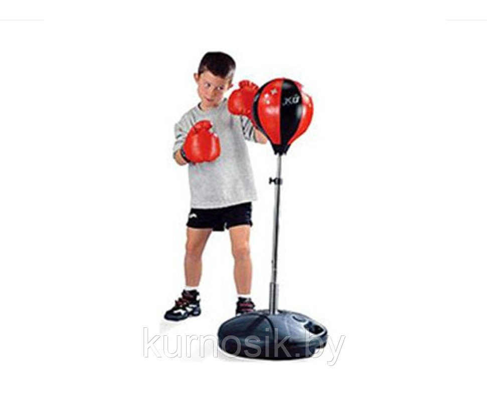 Детский чемпионский набор для бокса на стойке 7333B, высота 90-130 см - фото 4 - id-p51403093