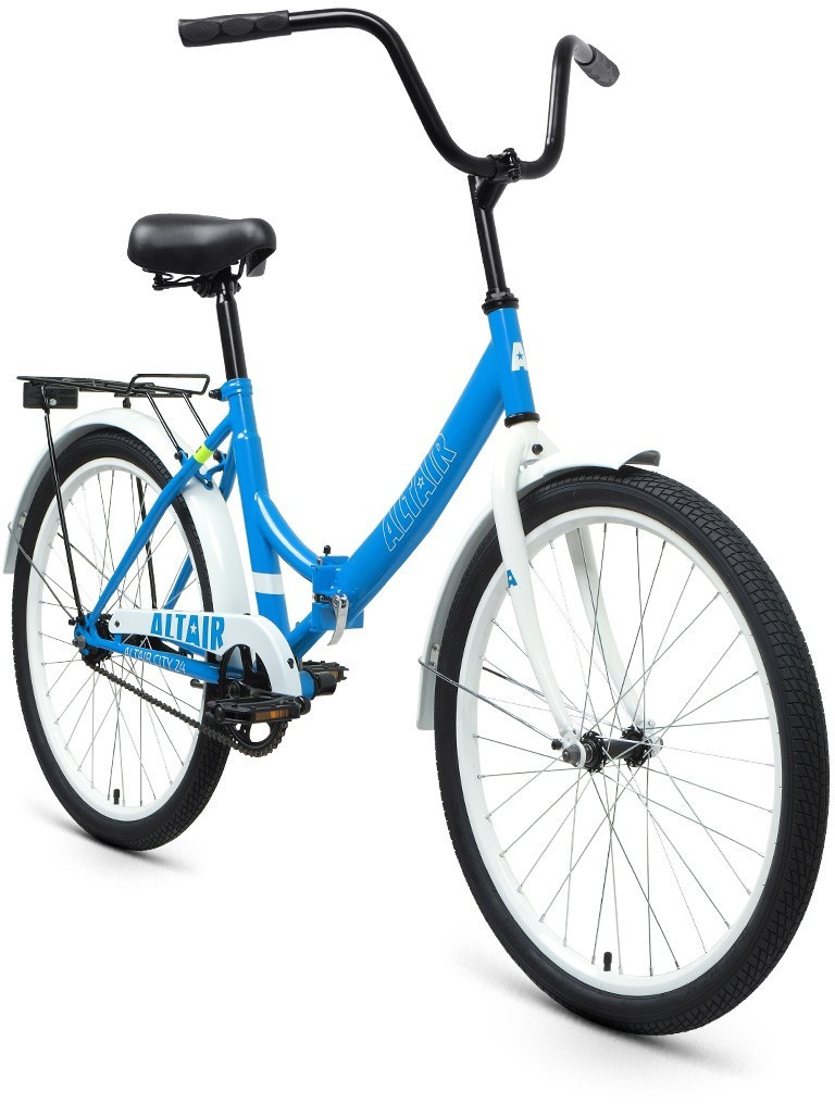 Складной велосипед складной Altair ALTAIR CITY 24 (16 quot; рост) голубой/белый 2022 год (RBK22AL24011) - фото 2 - id-p178097772