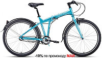 Складной велосипед складной Forward TRACER 26 3.0 (19 quot; рост) бирюзовый/белый 2021 год (1BKW1C463003)