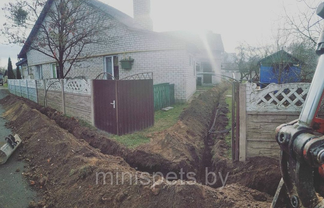Траншеи для врезки газа