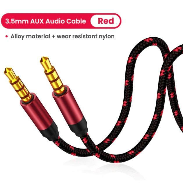 AUX кабель Jack 3.5мм (4pin) - Jack 3.5мм (4pin) 1м - фото 2 - id-p179667889