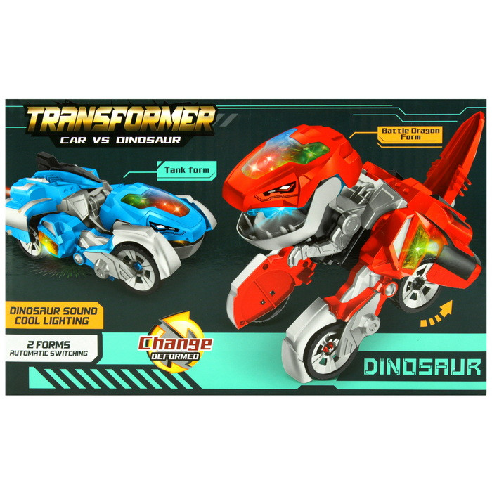 Трансформер Car vs Dinosaur. Игрушка, фото 1