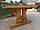Стол садовый и банный из массива сосны "Могучий" 2,2 метра, фото 5