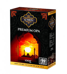 Чай AL FERUZA крупнолистовой черный OPA высшего сорта, пр-во Шри-Ланка 100 г