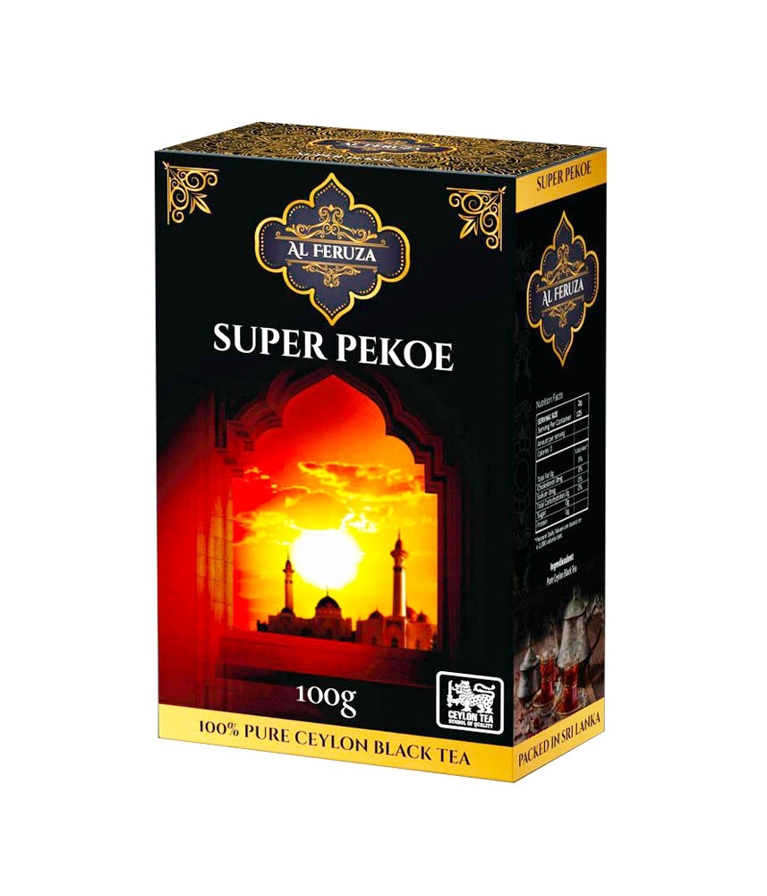Чай AL FERUZA листовой черный Super PEKOE, пр-во Шри-Ланка 100 г