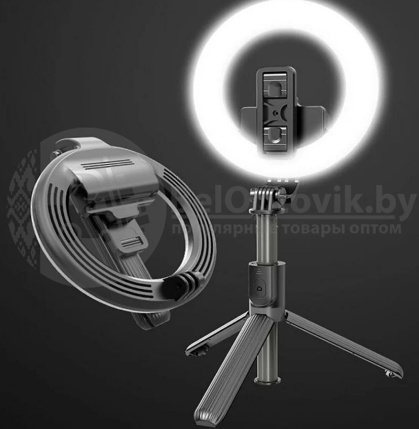 Кольцевая лампа для селфи, фото/видео съемки на штативе 48 Led selfie Stick Tripod L07 - фото 2 - id-p179625700
