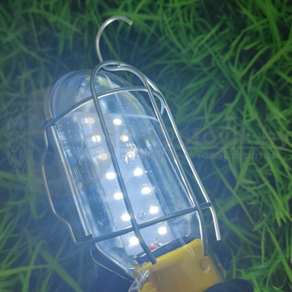 Фонарь - лампа переносной подвесной для ремонта и гаража GY 3171 светодиодный Led14 (шнур 12.80 м), 220В - фото 5 - id-p179625710