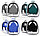 Рюкзак переноска с ПРОЗРАЧНЫМ окном для домашних животных (мелких пород собак, кошек) Синяя, фото 6