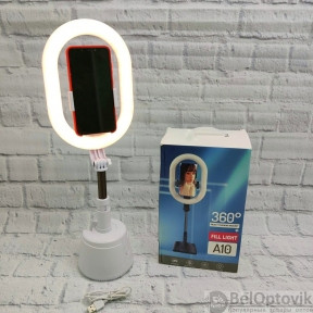 Светодиодная кольцевая лампа блогера для Селфи и Тик Тока с датчиком движения 360 Object  A10, фото 1