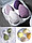 Набор спонжей для макияжа (4 штуки в пластиковом боксе) Фиолетовые оттенки, фото 2