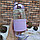 Бутылка для воды с ушками, 350 мл Светло серая KIKIS Relaxation Time, фото 3