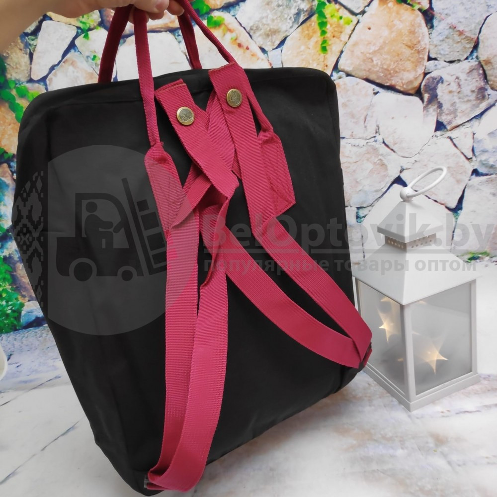 Классический рюкзак Fjallraven Kanken Коралловый (ярко розовый) - фото 7 - id-p179627269