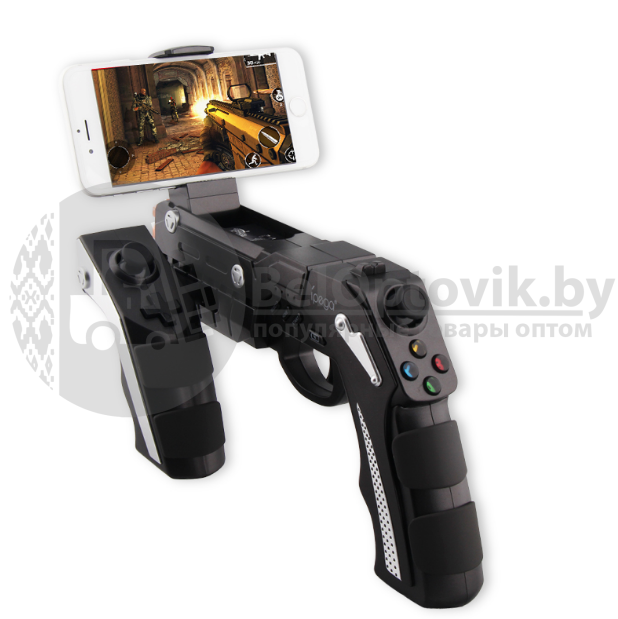 Беспроводной геймпад iPega PG-9057 Bluetooth PC/Android/IOS Phantom Shox Blaster Gun - фото 5 - id-p179625802