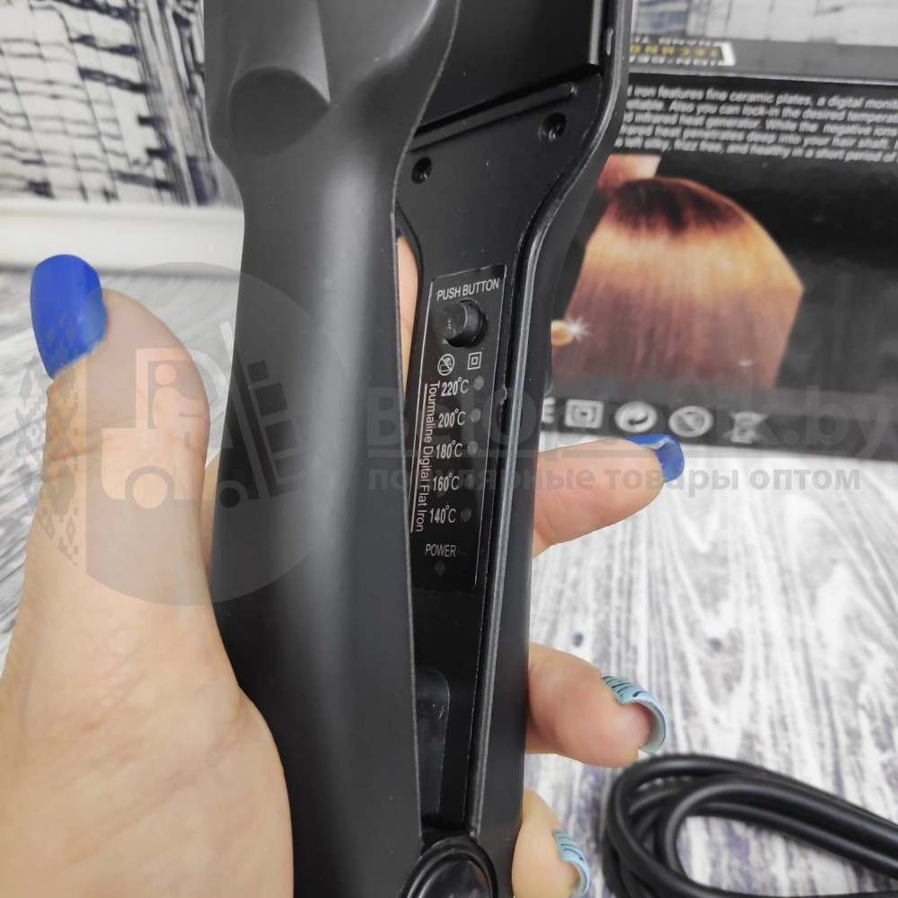 Инновационный утюжок - выпрямитель (плойка) для волос PRO MOZER с ультратонким дизайном, 4,5 см - фото 4 - id-p179625834