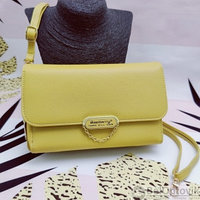 Женская сумочка - портмоне N8606 с плечевым ремнем Baellerry Young Will Show  Желтая Yellow