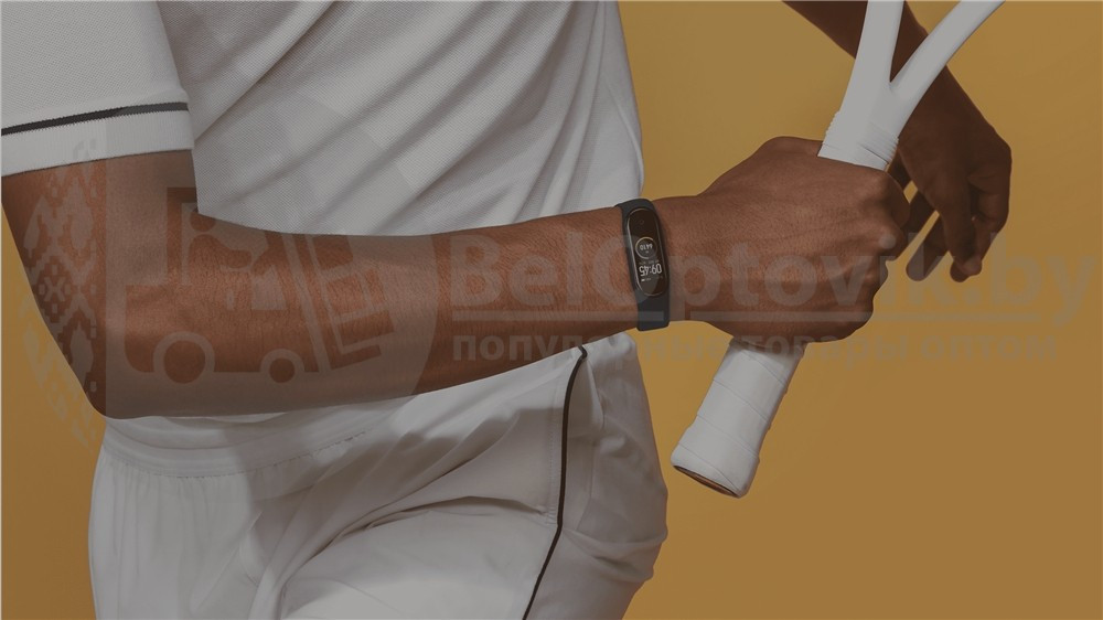 NEW Фитнес - браслет Mi Smart Band 4 Черный (в белом бумажном кейсе) - фото 10 - id-p179627442