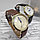 Часы наручные женские Feshion H1411 Коричневый ремешок, фото 5