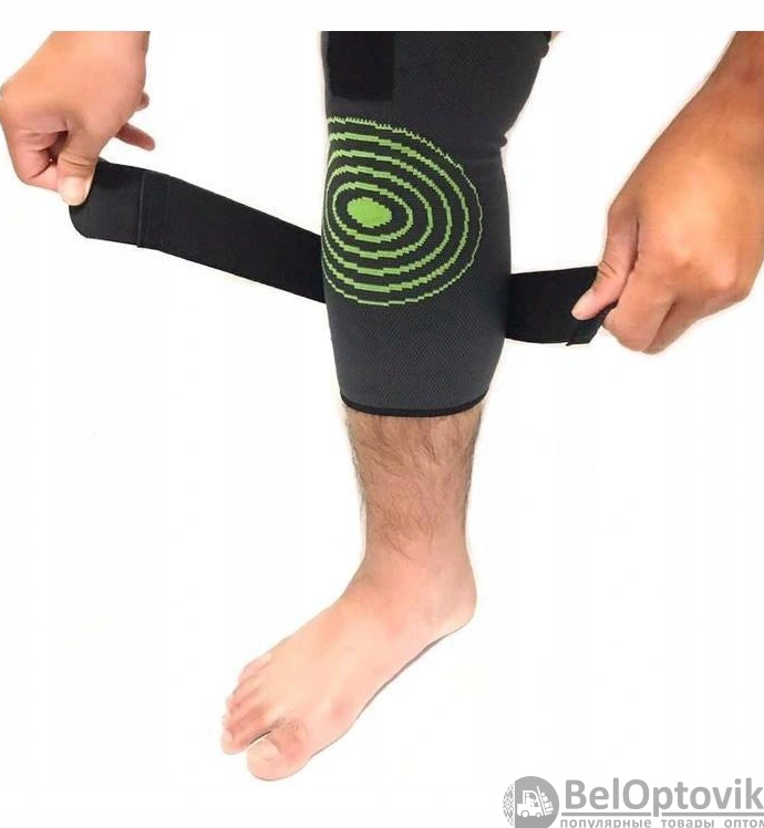 Компрессионный бандаж для коленного сустава Pain Relieving Knee Stabilizer (наколенник) Размер L - фото 4 - id-p179625907