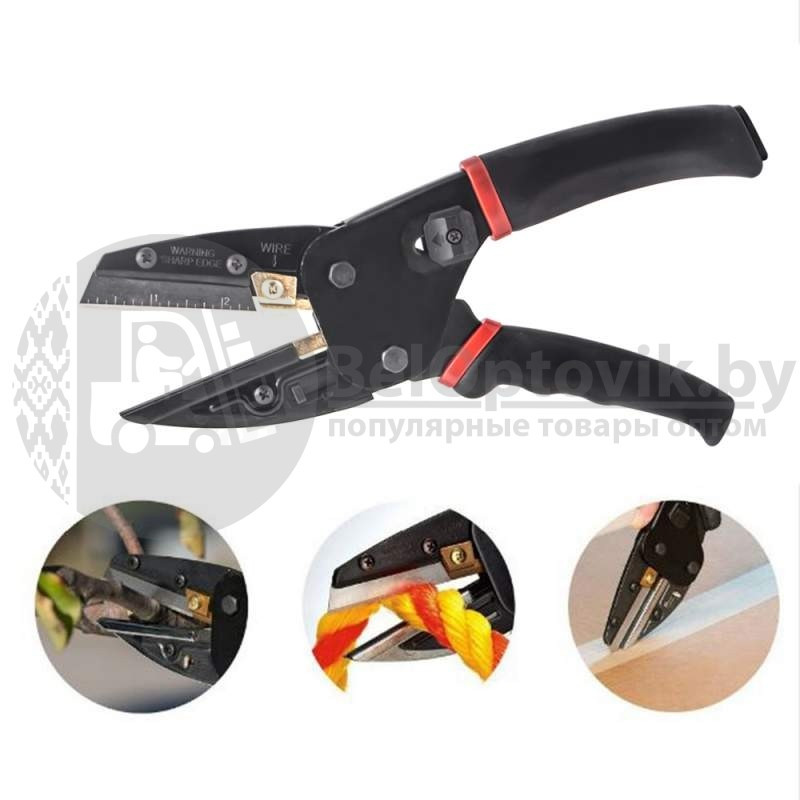 Многофункциональные ножницы, Ronan Multi Cut 3 в 1, со сменными лезвиями - фото 8 - id-p179625908