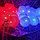 Гирлянда Новогодняя Шар хлопковый Тайские фонарики 20 шаров, 5 м Красный, фото 6