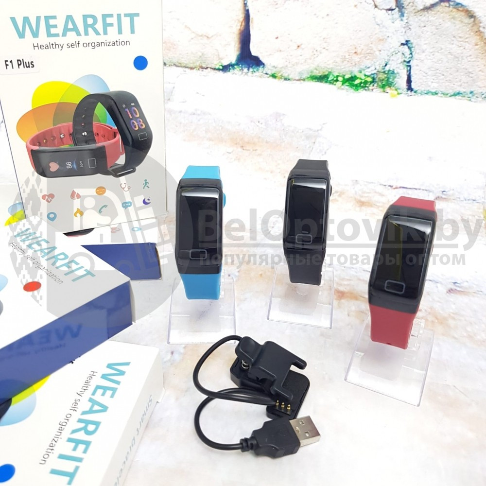 Фитнес-браслет WEARFIT F1 с функцией тонометра Черный - фото 9 - id-p179627507