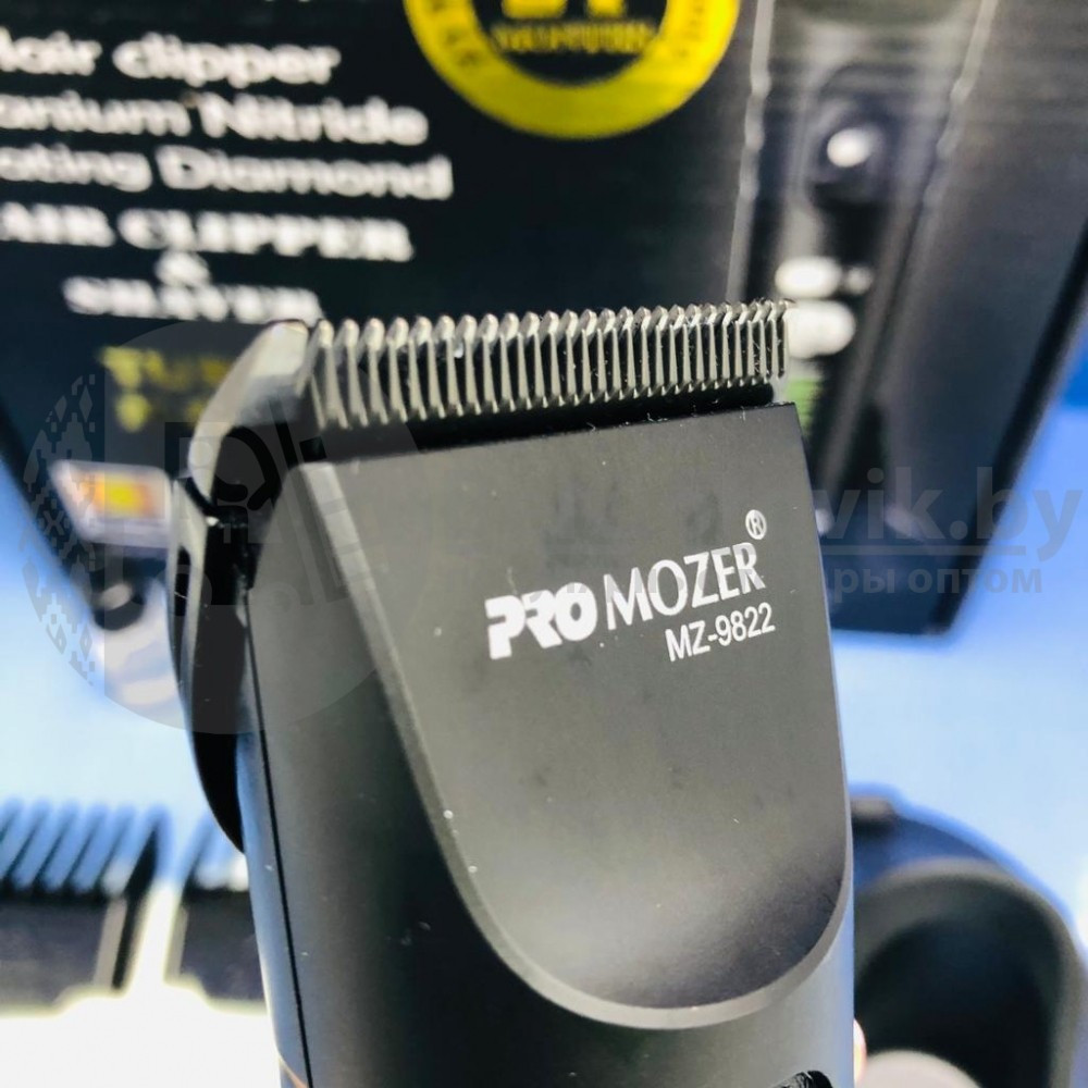 Профессиональный триммер для стрижки волос, бороды, усов Hair Clipper PRO MOZER MZ-9821 (LED-индикатор - фото 6 - id-p179624645