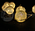 Гирлянда Новогодняя Шар хлопковый Тайские фонарики 20 шаров, 5 м Желтая, фото 4
