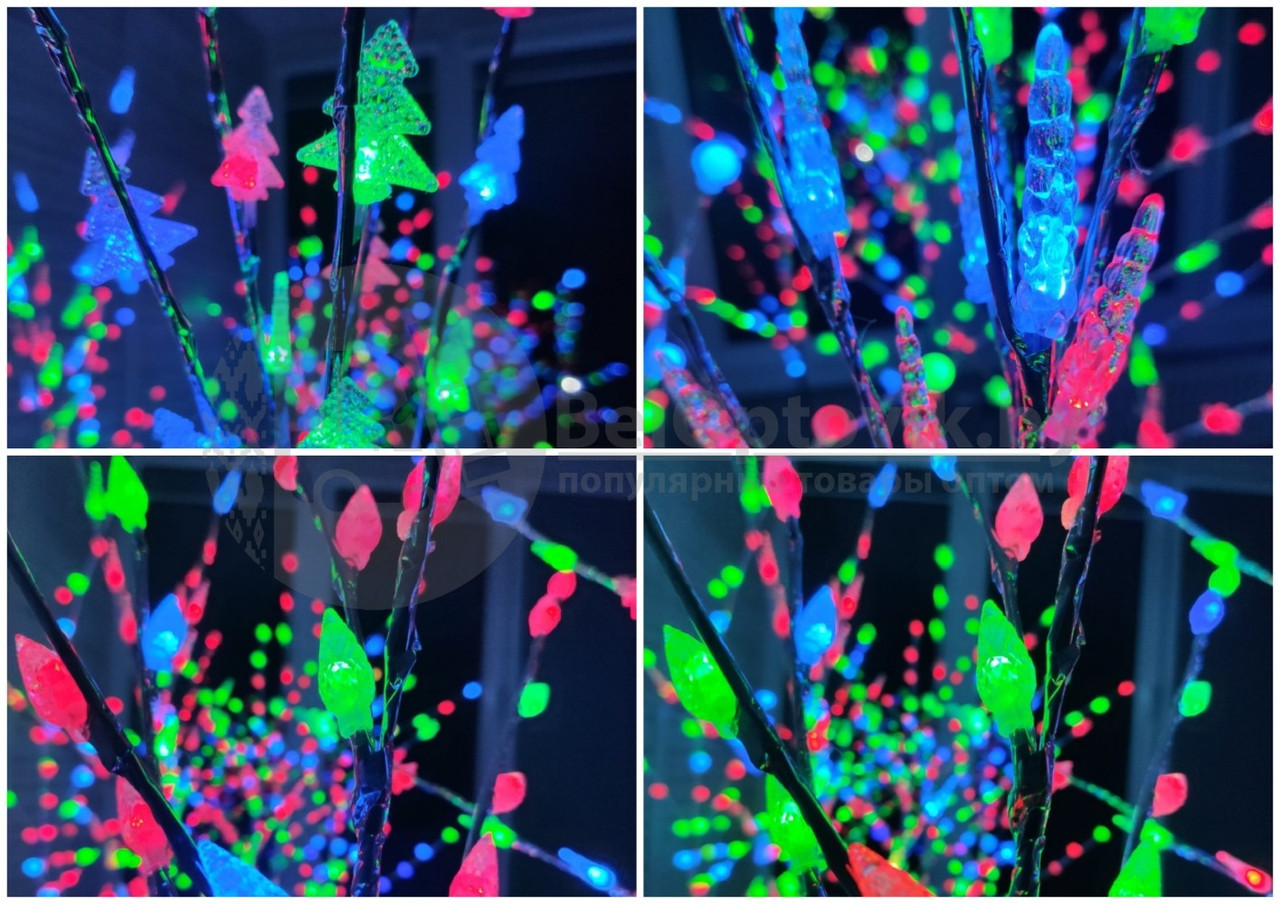 Светодиодное дерево-ночник Sakura Led 60 145 см (220V Мультиколор) Цветы - фото 6 - id-p179625987