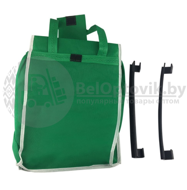 Вместительная сумка для покупок Grab Bag для шоппинга с креплением к тележке - фото 9 - id-p179626020
