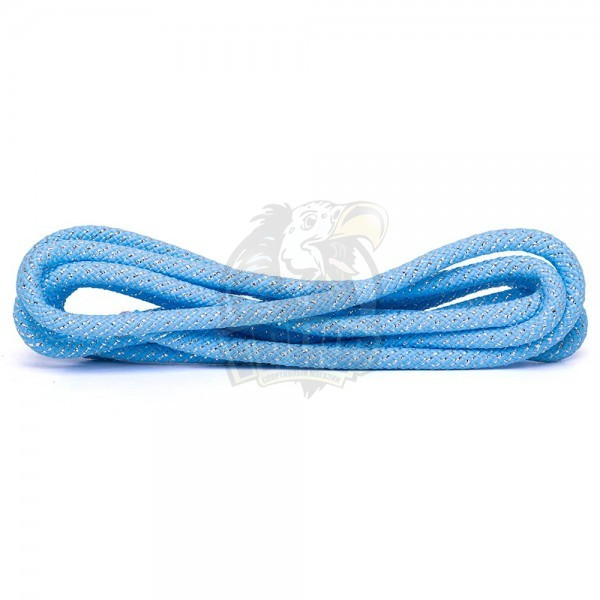Скакалка для художественной гимнастики с люрексом Amely 3 м (голубой/серебристый) (арт. RGJ-403-3-BL-S)