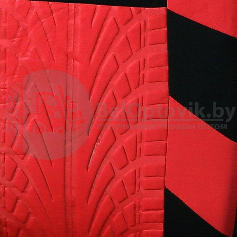 Комплект чехлов на автомобильные сидения Car Seat Cover 9 предметов (чехлы для автомобиля) Красные - фото 3 - id-p179627668