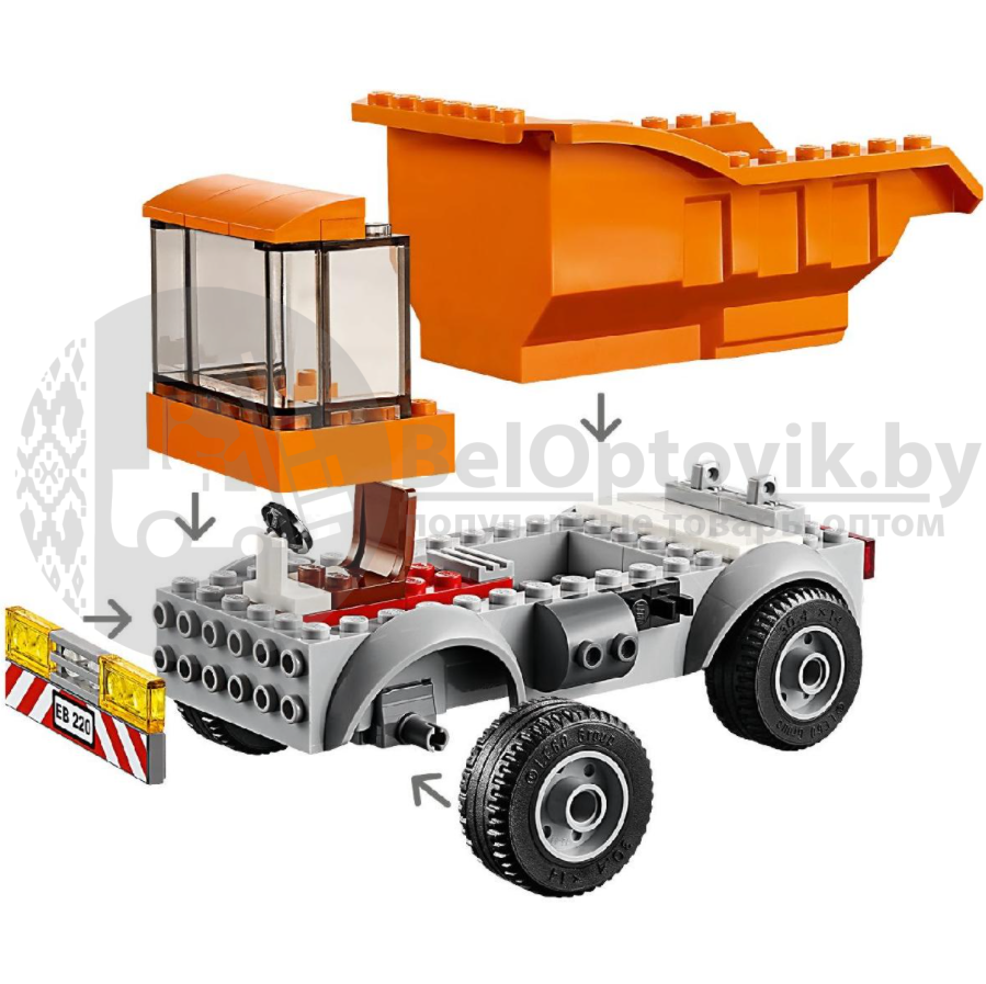 Оригинал Конструктор LEGO City 60220: Мусоровоз (Лего) - фото 5 - id-p179624827