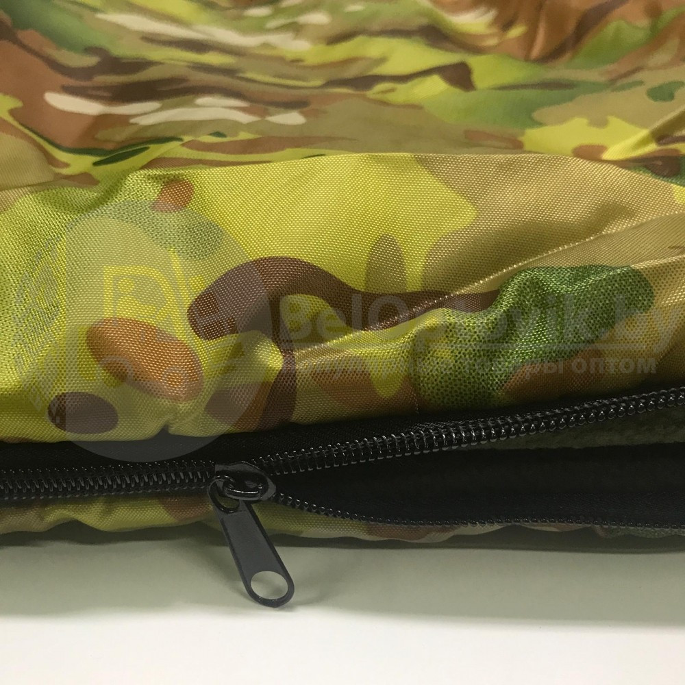 Спальный мешок с подголовником Stalker Military Style одеяло (22595, изософт, до -15С), РФ - фото 2 - id-p179624830