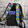 Рюкзак молодежный (школьный) с принтом. Ткань оксфорд Единорог, розовый, фото 6