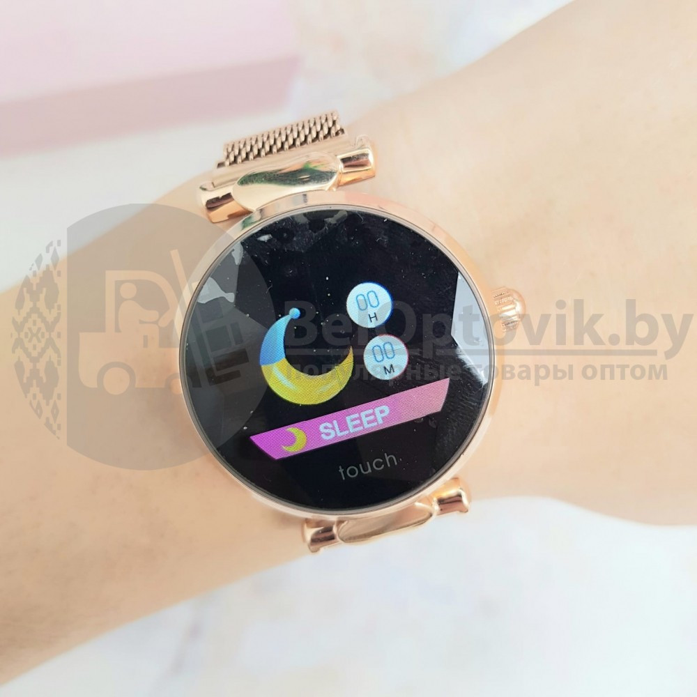 Умные часы Smart Watch B80 на магнитном браслете, 1.04 IPS, TFT LCD Серебро - фото 3 - id-p179627721