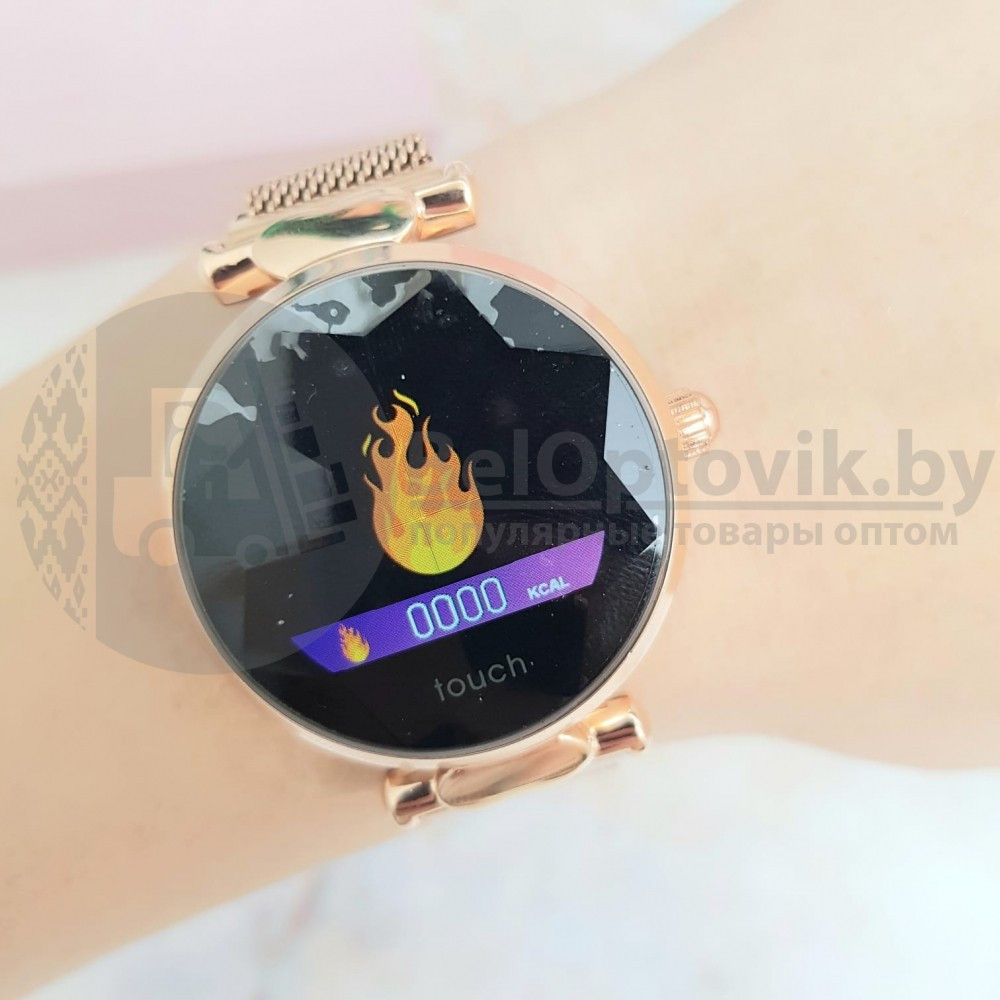 Умные часы Smart Watch B80 на магнитном браслете, 1.04 IPS, TFT LCD Серебро - фото 5 - id-p179627721
