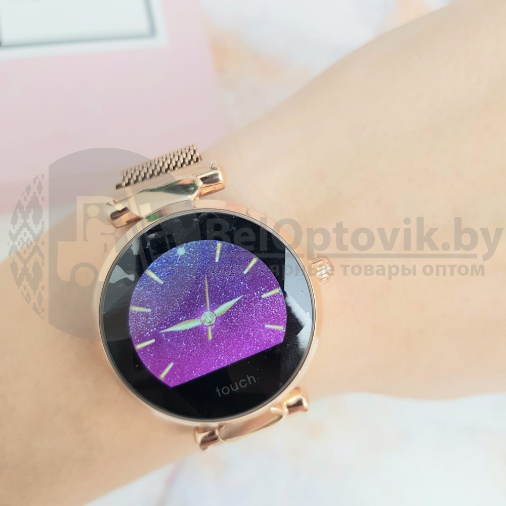 Умные часы Smart Watch B80 на магнитном браслете, 1.04 IPS, TFT LCD Серебро - фото 6 - id-p179627721