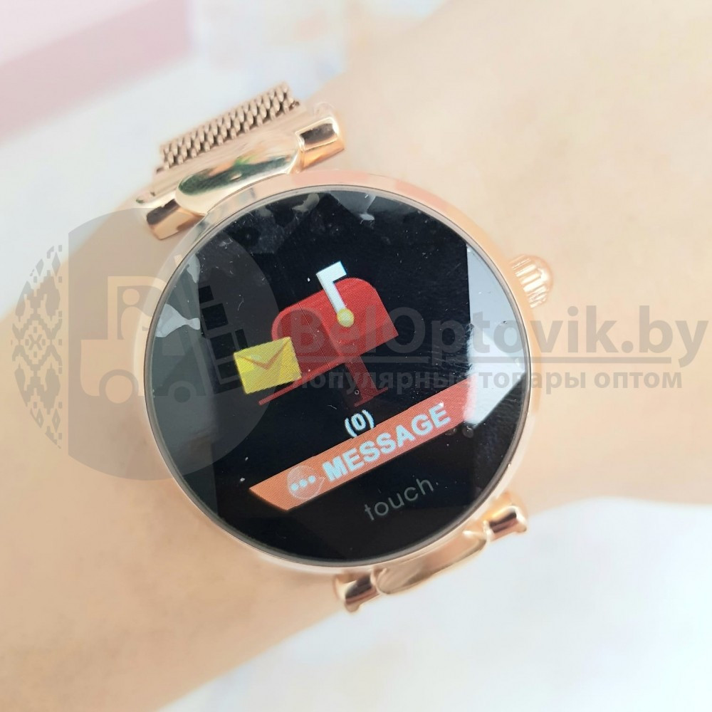 Умные часы Smart Watch B80 на магнитном браслете, 1.04 IPS, TFT LCD Серебро - фото 7 - id-p179627721