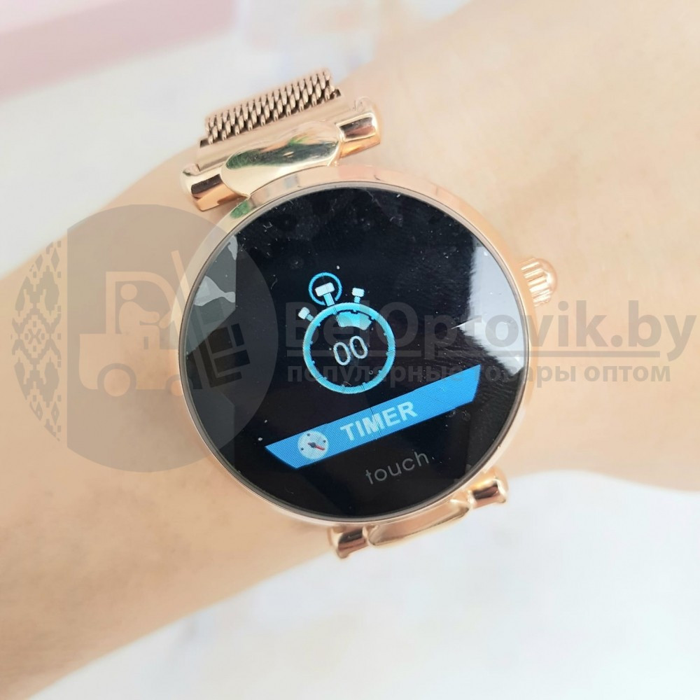 Умные часы Smart Watch B80 на магнитном браслете, 1.04 IPS, TFT LCD Серебро - фото 8 - id-p179627721