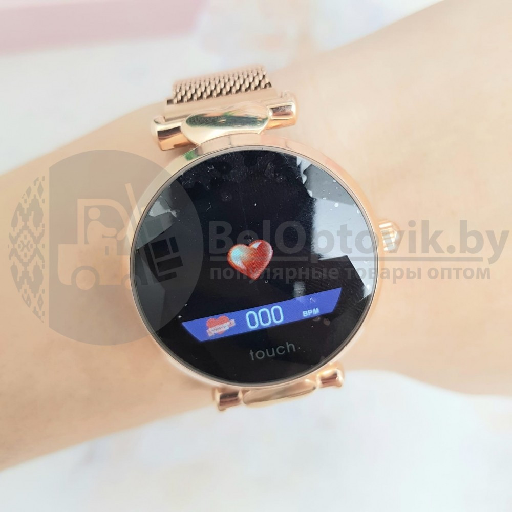 Умные часы Smart Watch B80 на магнитном браслете, 1.04 IPS, TFT LCD Серебро - фото 9 - id-p179627721