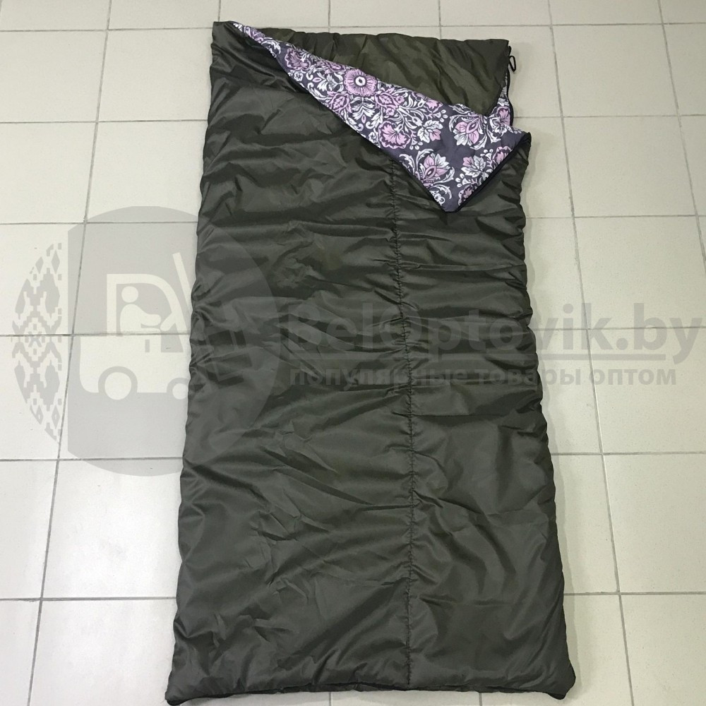 Спальный мешок с подголовником Expert одеяло (25090, ватфайбер, до -5С) РБ - фото 2 - id-p179624943