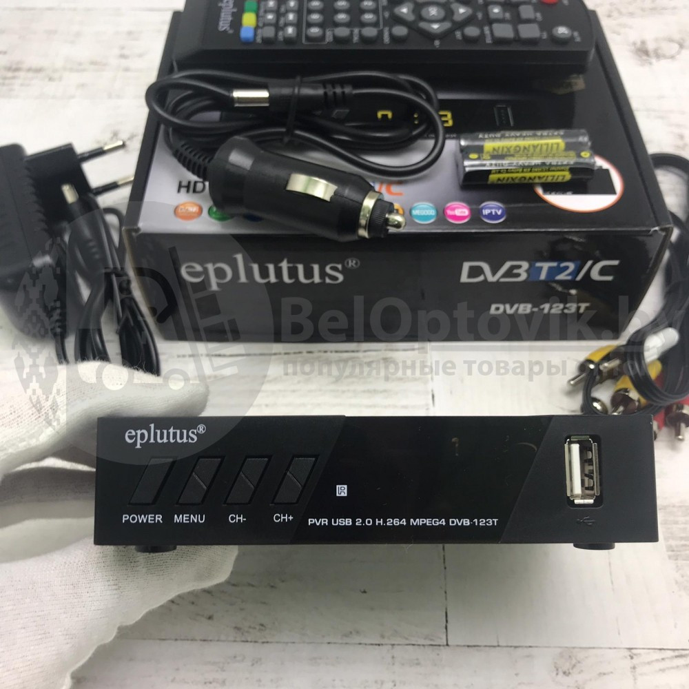 (Оригинал) Цифровой HD TV-тюнер DVB-T2 Eplutus DVB-123T - фото 6 - id-p179624997