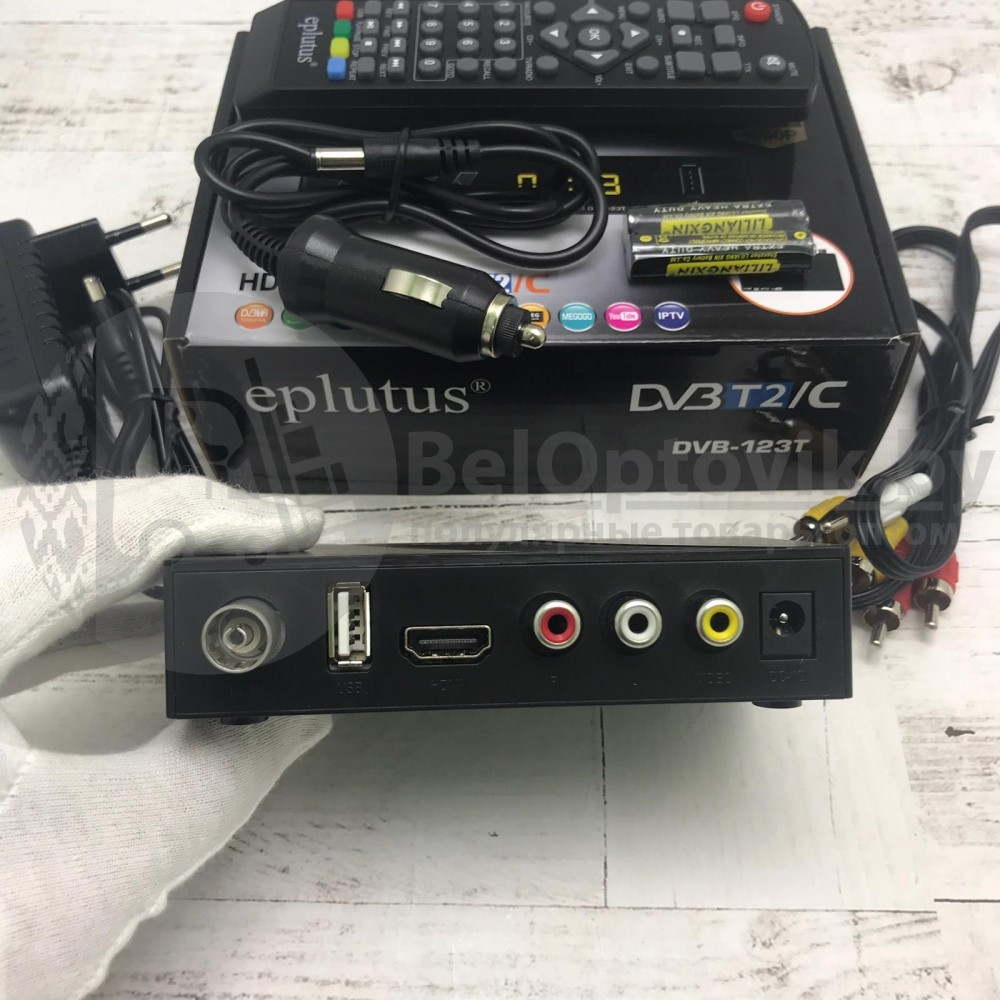 (Оригинал) Цифровой HD TV-тюнер DVB-T2 Eplutus DVB-123T - фото 7 - id-p179624997