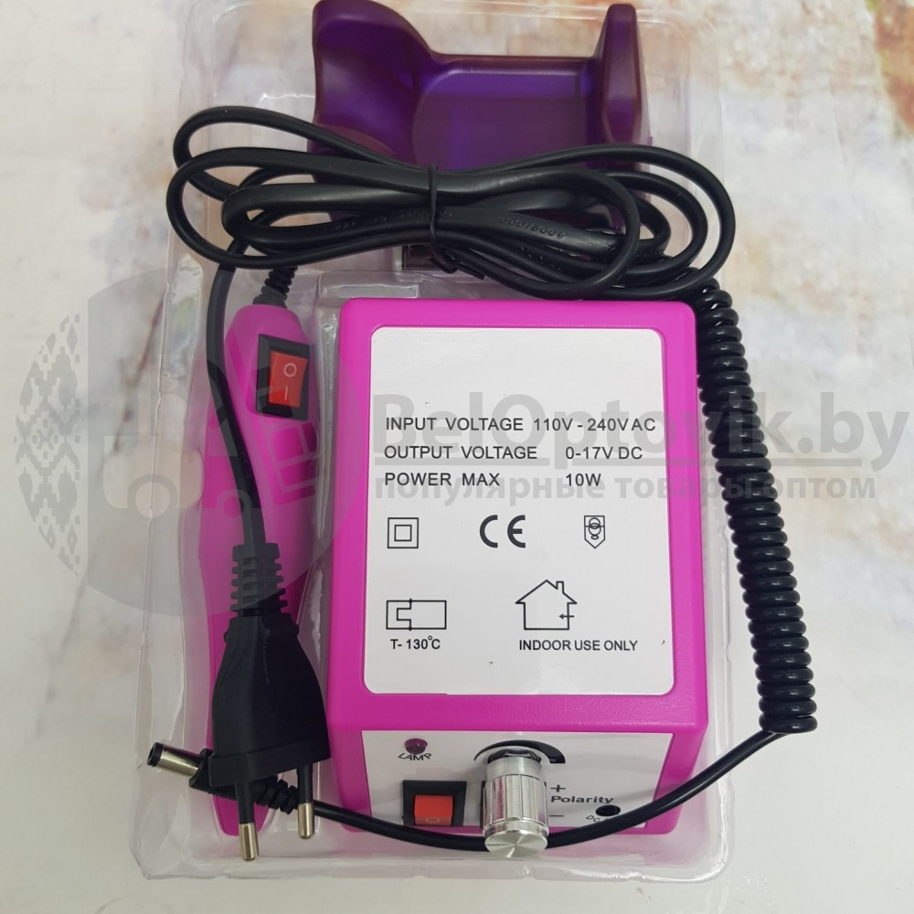 Машинка (фрезер) для маникюра Фиолетовый корпус Lina Mercedes, (12 Вт, 20000 обмин.) - фото 6 - id-p179627906